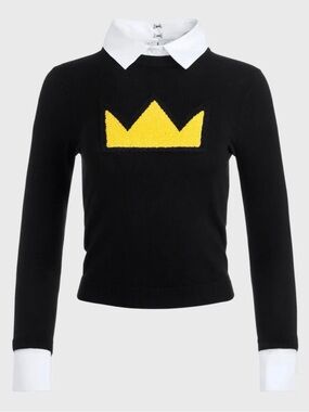 NWT-AtO X BASQUIAT PORLA COLLARED SWEATER Size S